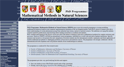 Desktop Screenshot of mmns.mimuw.edu.pl