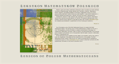 Desktop Screenshot of leksykon.ptm.mimuw.edu.pl