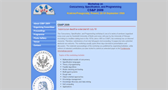 Desktop Screenshot of csp2009.mimuw.edu.pl