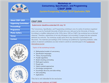Tablet Screenshot of csp2009.mimuw.edu.pl
