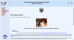 Desktop Screenshot of cepc.mimuw.edu.pl