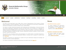 Tablet Screenshot of mathfinance.mimuw.edu.pl