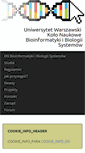 Mobile Screenshot of bioinf.mimuw.edu.pl